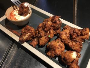 Cauliflower bites at Vrutal - Poblenou in Barcelona