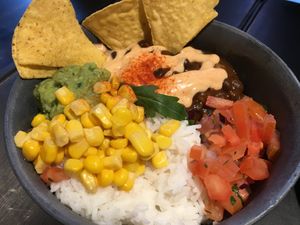 Mexican bowl at Vrutal - Poblenou in Barcelona