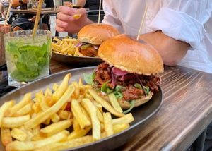 BBQ burger  at Vrutal - Poblenou in Barcelona