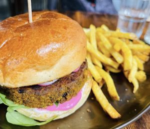 Veg burger   at Vrutal - Poblenou in Barcelona