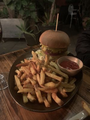 Burger blind  at Vrutal - Poblenou in Barcelona
