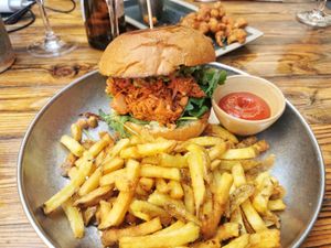 Burger at Vrutal - Poblenou in Barcelona