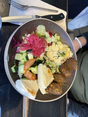 Middle Eastern salad  at Vrutal - Poblenou in Barcelona