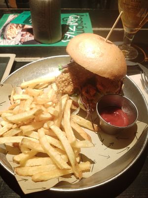 Chicken Burger at Vrutal - Poblenou in Barcelona