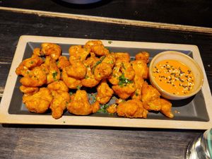 Crispy cauliflower at Vrutal - Poblenou in Barcelona