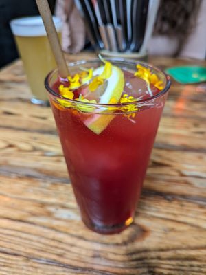 Jamaica lemonade at Vrutal - Poblenou in Barcelona