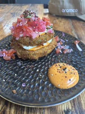 tomato verdes frittos   at Vrutal - Poblenou in Barcelona
