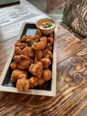 Cauliflower wings  at Vrutal - Poblenou in Barcelona