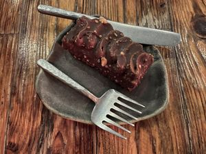 Snickers & weird fork  at Vrutal - Poblenou in Barcelona