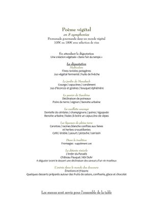 Vegan menu 1 at Fields  in Luxembourg City