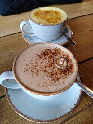 Mushroom & Macca latte at The Nut and Nettle in Bridlington