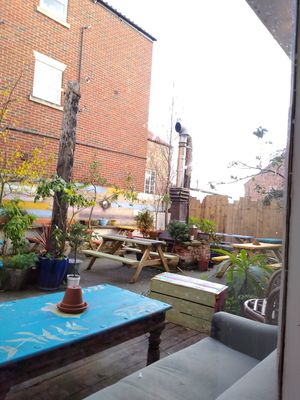 Outside seating 💚🌿 at The Nut and Nettle in Bridlington