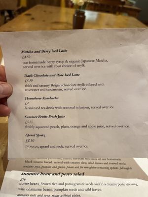 Hot drinks  at The Nut and Nettle in Bridlington