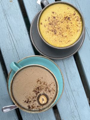 The turmeric and mushroom chais  at The Nut and Nettle in Bridlington