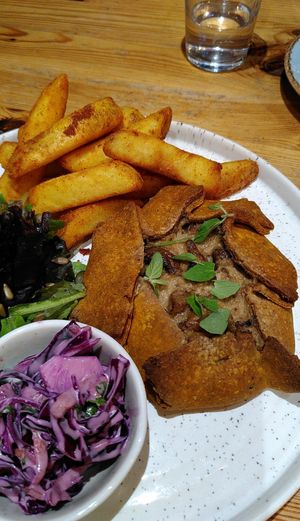 Mushroom Galette at The Nut and Nettle in Bridlington