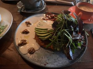 Waffles   at The Nut and Nettle in Bridlington