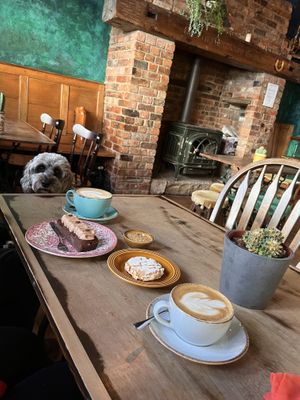 Cake and coffee!   at The Nut and Nettle in Bridlington