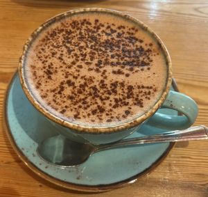 Hot chocolate   at The Nut and Nettle in Bridlington