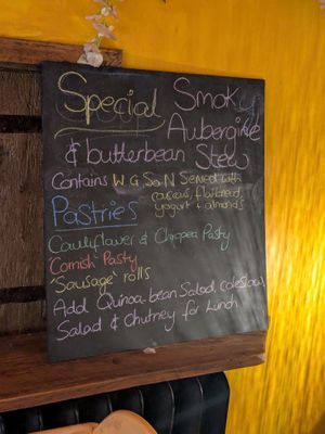 Rotational menu (when we went) at The Nut and Nettle in Bridlington