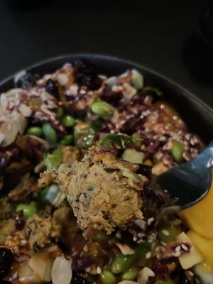 Close-up planted meat   at Yuícery - Ehrenstraße in Cologne