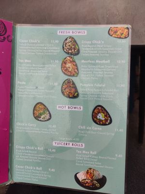 Menu at Yuícery - Ehrenstraße in Cologne
