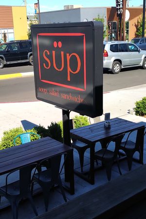 Sign at Süp in Reno