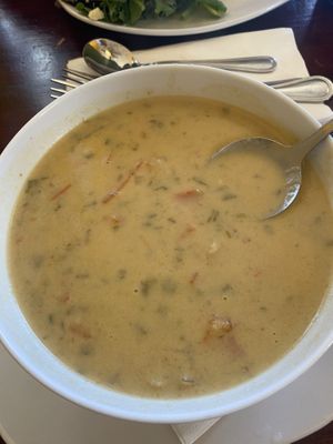 Yellow Curry Soup  at Süp in Reno