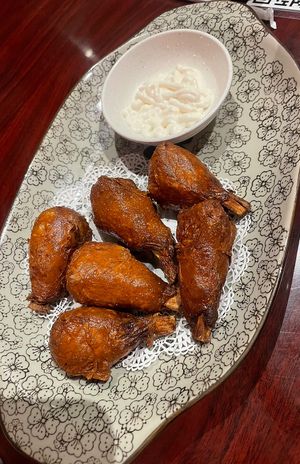 Vegan wings! at Yanagi Sushi in Gilbert