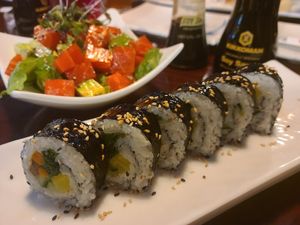 Kimbop and poke at Yanagi Sushi in Gilbert