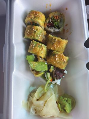 Veggie delight roll at Yanagi Sushi in Gilbert