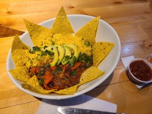 Mexican bowl at Mudsharks Coffee Bar in Courtenay