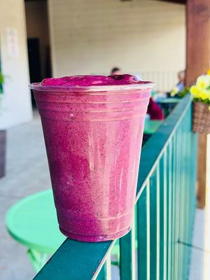 Vegan Smoothies at Mudsharks Coffee Bar in Courtenay