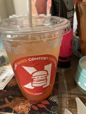 Strawberry lemonade at The Krazy Vegan in Hallandale Beach