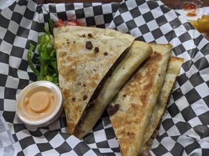Krazy Quesadilla at The Krazy Vegan in Hallandale Beach