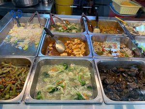 Buffet spread. Photo by Mr Henry Lau aka Mr Purple. at Miao Lian 妙莲素食 in North Singapore