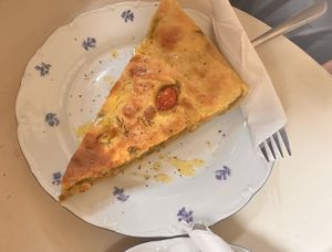 Artichoke pie    at Filomila in Athens