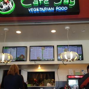 right before the lunch rush at Cafe Jay in San Diego