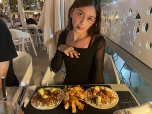 Falafel tacos   at Hippocampus in Protaras