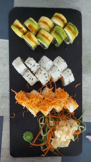 Veggie Maki Platter at Hippocampus in Protaras