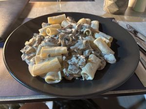 Mushrooms Rigatoni   at Hippocampus in Protaras