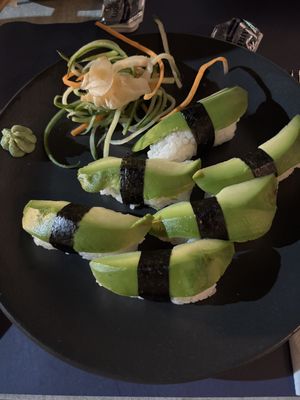 Avocado sushi  at Hippocampus in Protaras