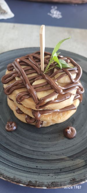 Vegan pancake at Hippocampus in Protaras