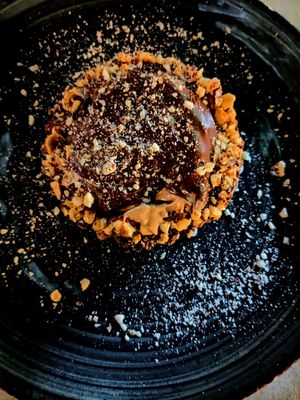 Praline tart at Hippocampus in Protaras
