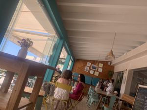 Terraza amplia  at A-Frame Oasis in El Palmar De Vejer