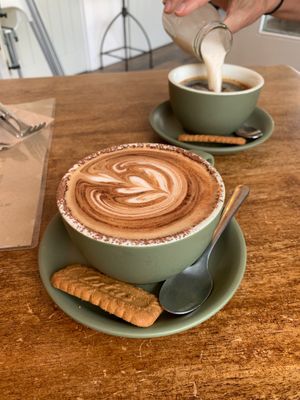Great Coffee - Oat Milk Cappuccino  at Fika in Kingsbridge