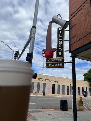 Chai:)  at Milagros Coffee House in Alamosa