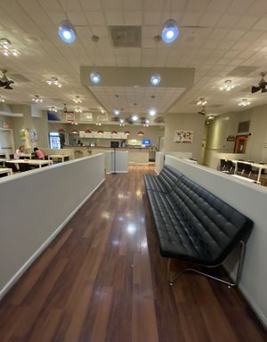 Waiting area  at Santorini in Las Cruces