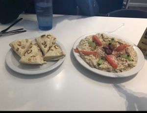 baba ghanoush at Santorini in Las Cruces