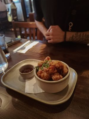 Cauliflower tempura at Cadden's Bar One in Castlebar