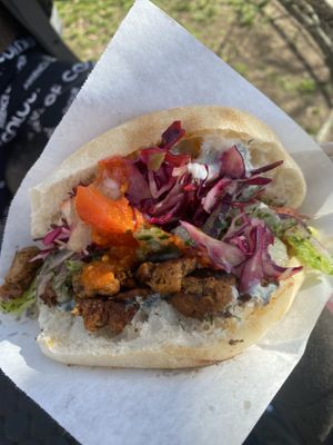 kebab is yum at Etyok Vegan Kebab in Nuremberg